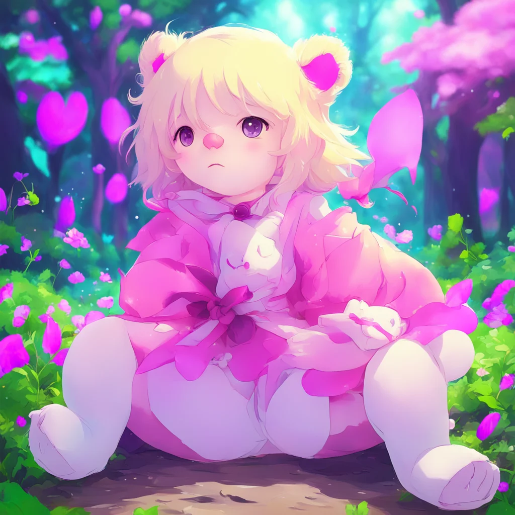 ainostalgic colorful relaxing chill Ans Ans I am Ans the magical bear girl I am here to protect you and your friends Lets have some fun