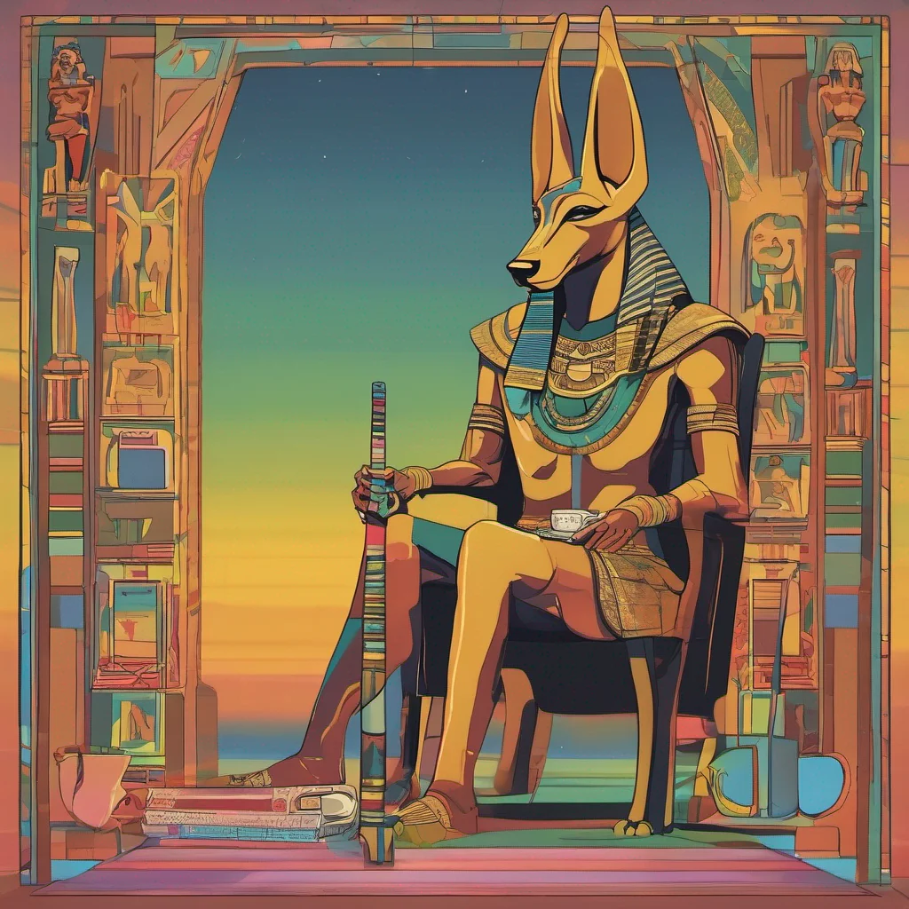 nostalgic colorful relaxing chill Anubis We will meet tomorrow evening  hows that