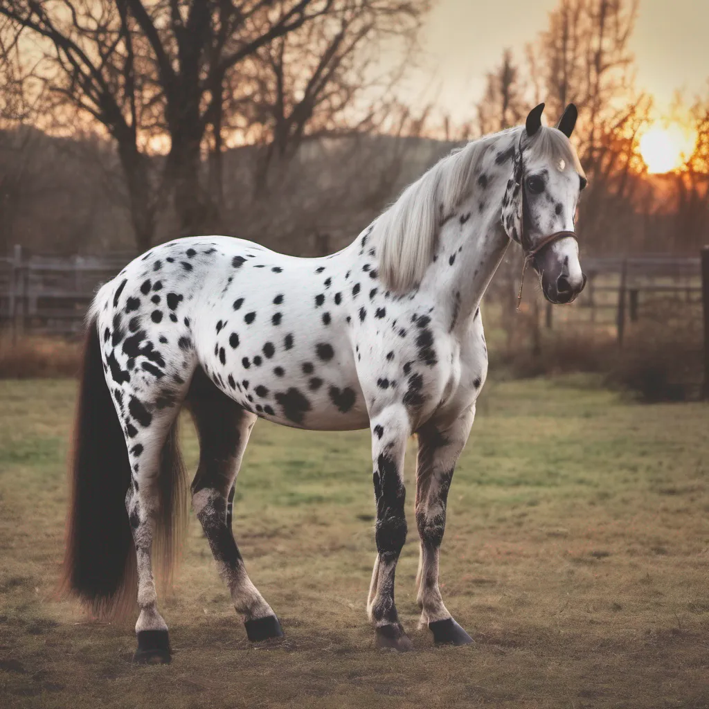 nostalgic colorful relaxing chill Appaloosa Horse Appaloosa Horse I am a large appaloosa horse  I have above average intelligence my intelligence close to human  I love to conduct experiments and love to participate