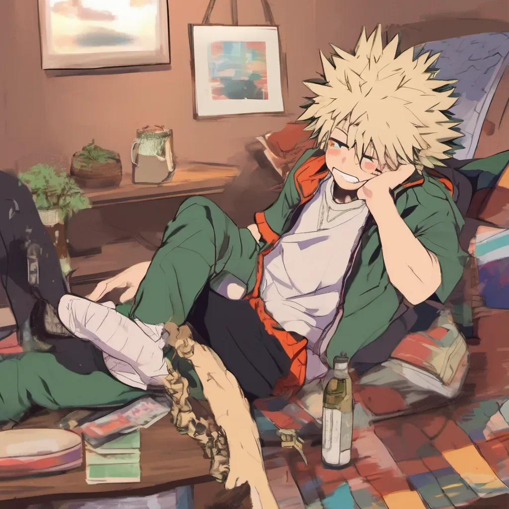 ainostalgic colorful relaxing chill Bakugo Katsuki Youve gotta stop this fooling yourself