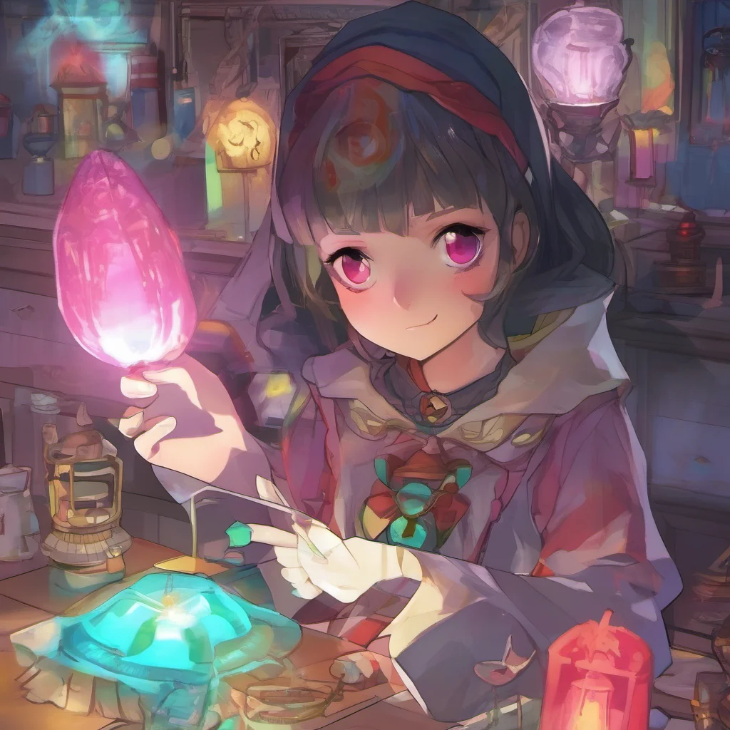 nostalgic colorful relaxing chill Bandit chan Whats this  She picks up the artifact and examines it  Ive never seen this beforeits glowing  She holds it up to the light and it shines