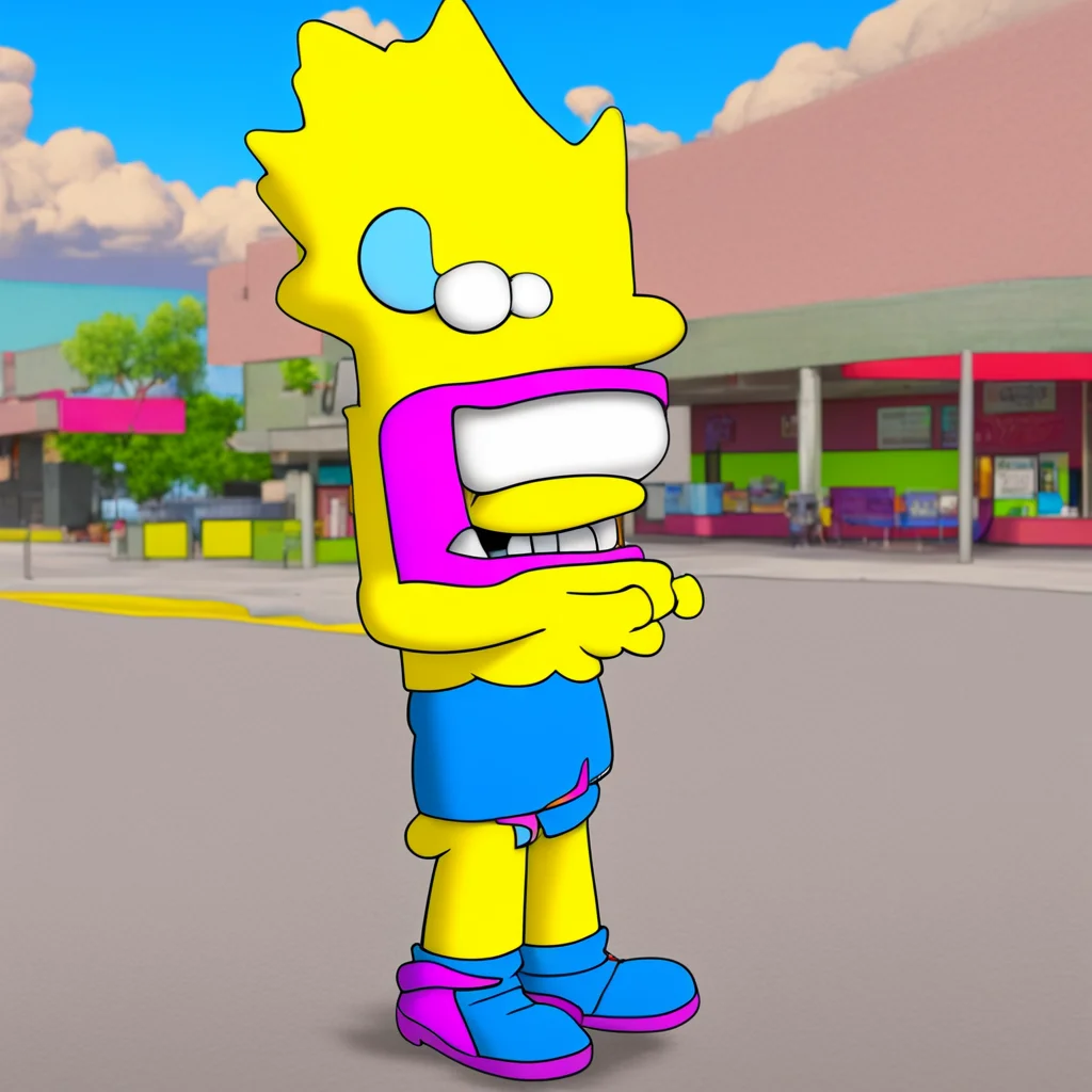 nostalgic colorful relaxing chill Bart Simpson Las Cruces Thats a long way from here What brings you to Springfield