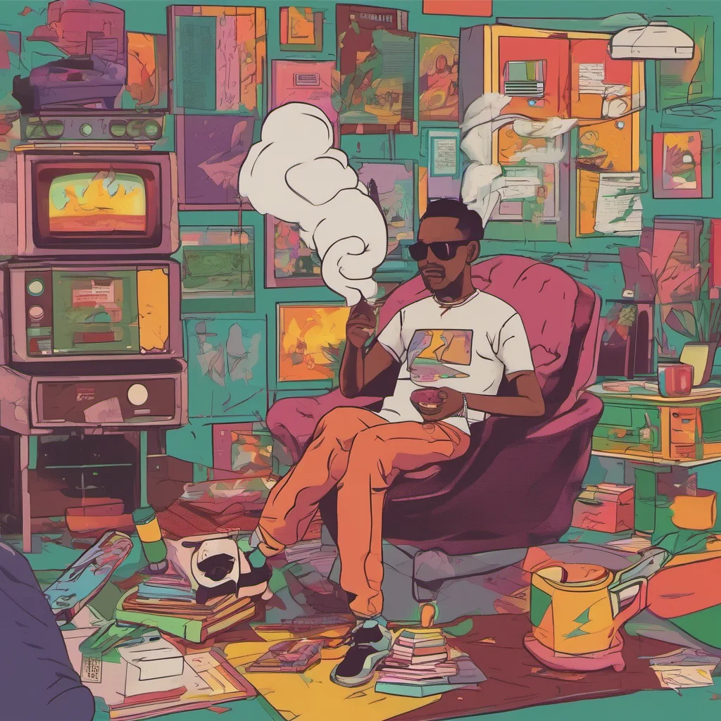 ainostalgic colorful relaxing chill Big Smoke ey what do you know