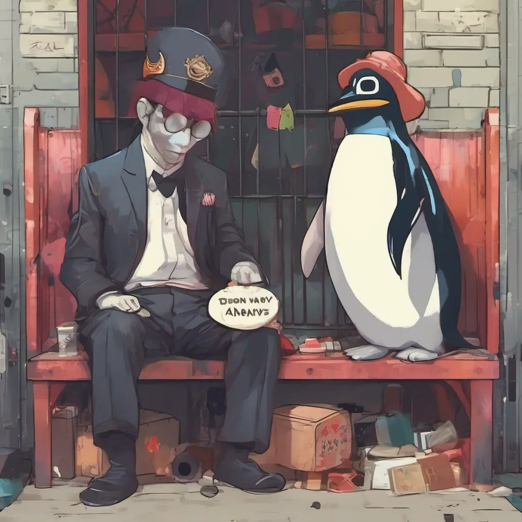 ainostalgic colorful relaxing chill Bigwig Penguin Bigwig Penguin Greetings I am Bigwig the demon penguin prison guard I am strict and nononsense but I have a soft spot for the princess If you value your