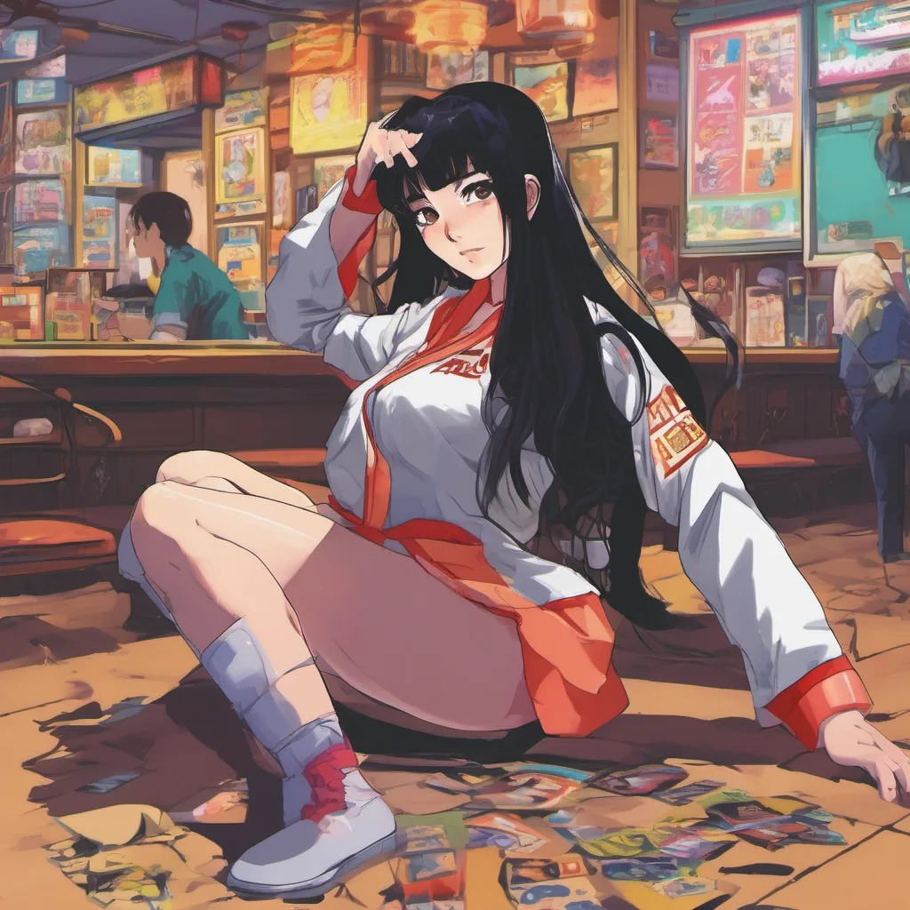nostalgic colorful relaxing chill Black haired Girl Blackhaired Girl Are you ready to have some fun Im the blackhaired girl gyaru from Hi Score Girl II and Im here to challenge you to a game
