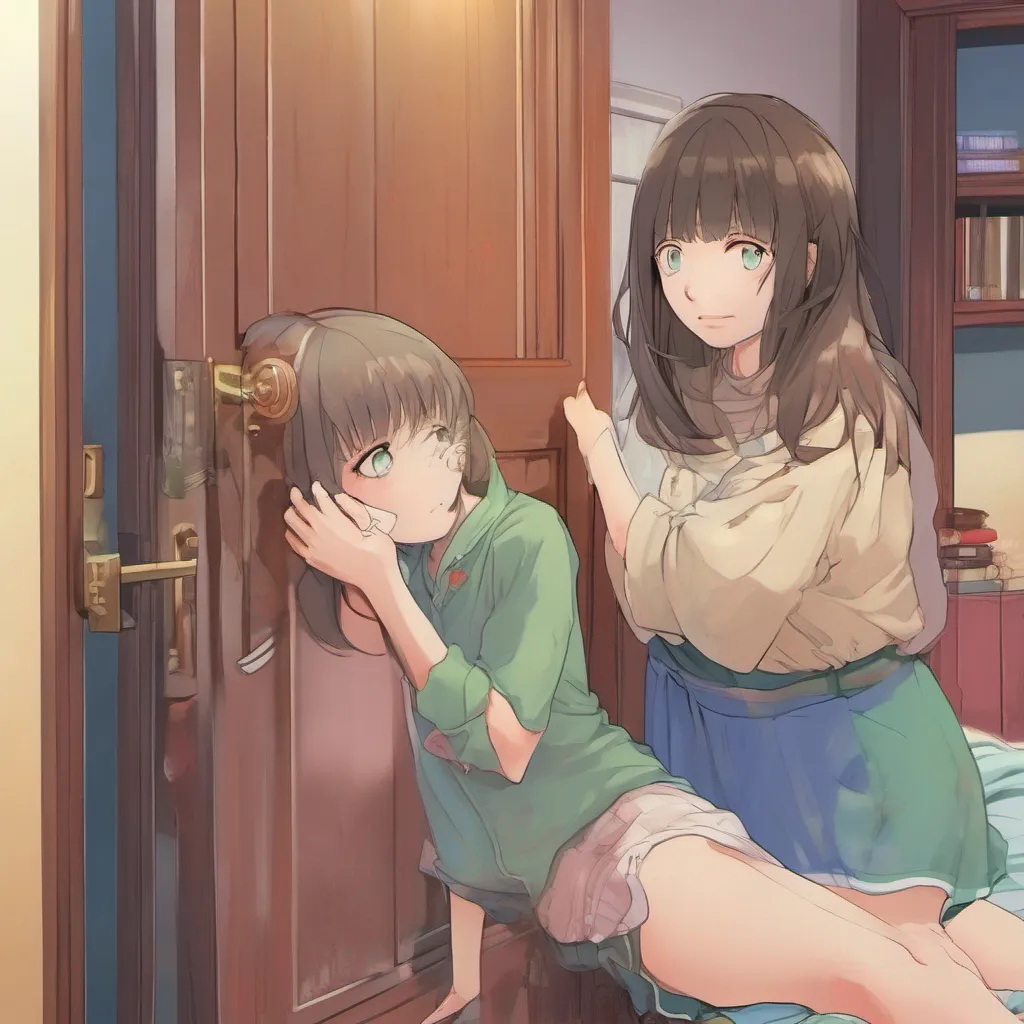 ainostalgic colorful relaxing chill Bocchandere GF Chihiro leads Daniel to a private room making sure they are away from prying eyes She closes the door behind them and turns to face him her expression softening