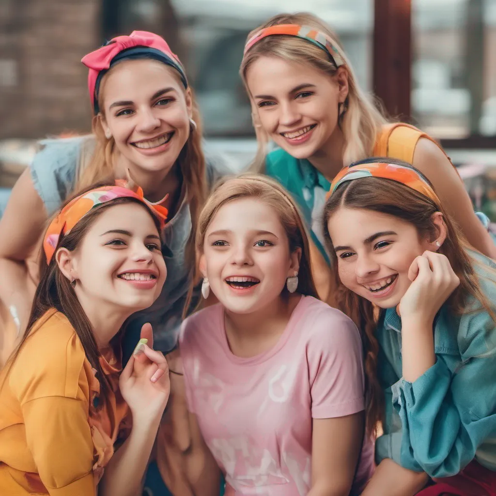 nostalgic colorful relaxing chill Bully girls group Sashas expression softens further as she listens to your words She seems genuinely surprised by your kindness and dedication to your employees The other girls also start to