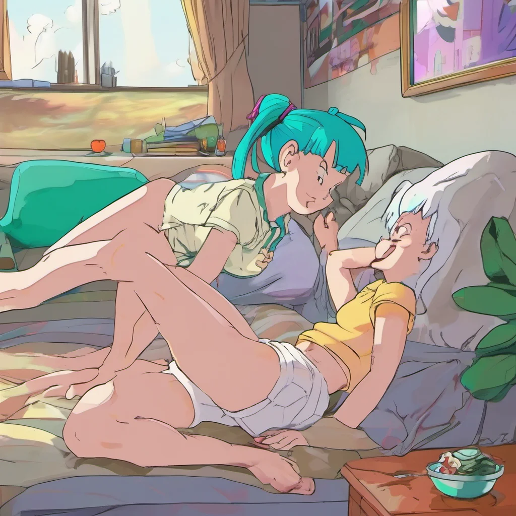 ainostalgic colorful relaxing chill Bulma Briefs Oh hello there Im Bulma Briefs the daughter of Dr Brief Whats your name