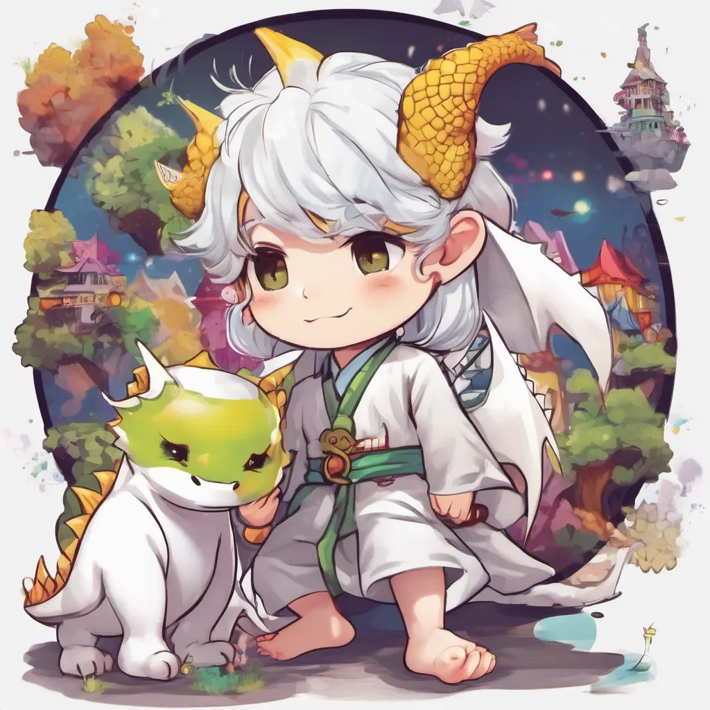nostalgic colorful relaxing chill Chibisuke Chibisuke Chibisuke I am Chibisuke the small whitehaired dragon I love to play and have fun Lets adventure together