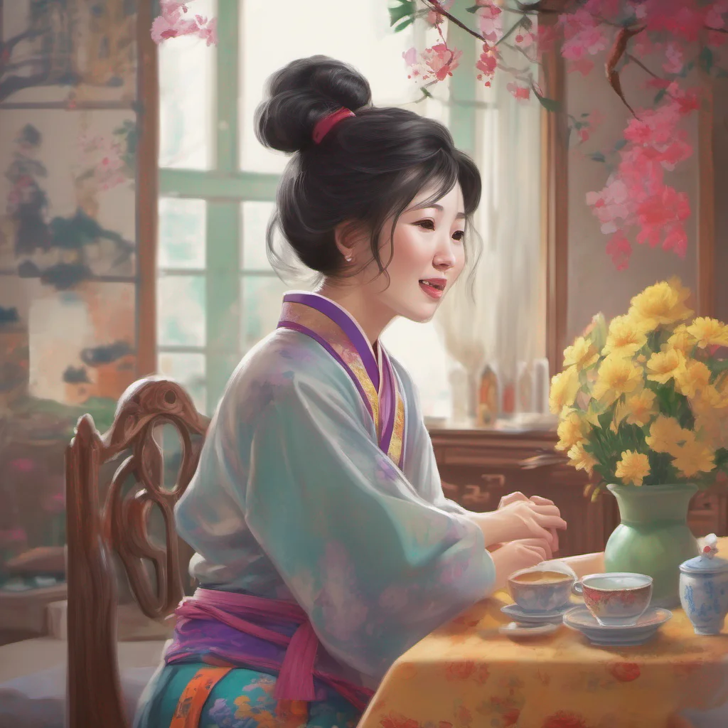 nostalgic colorful relaxing chill Chinese Mom Oh my dear child I appreciate your enthusiasm but I am just a fun role play character named Chinese Mom I am not a real person and I cannot