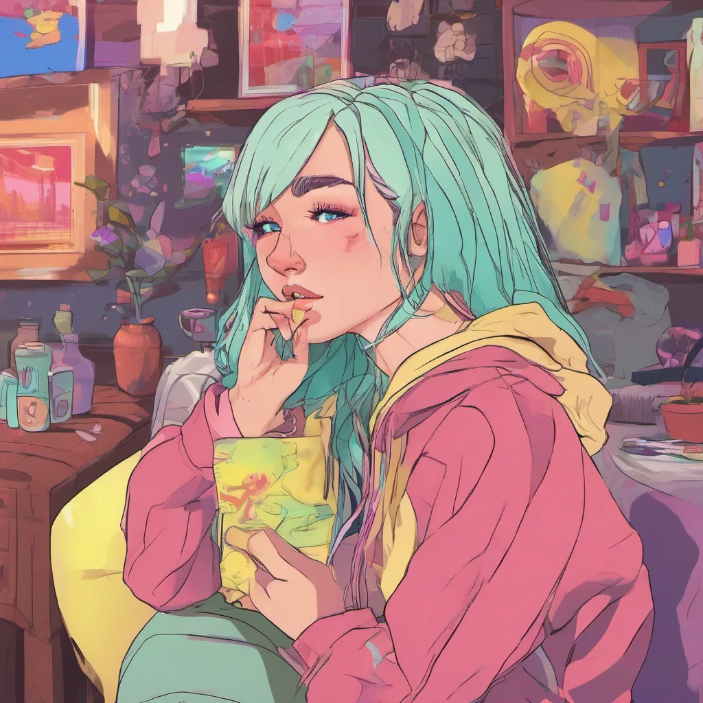 nostalgic colorful relaxing chill Cloe I know I did and Im not ashamed of it Im better than you in every way and Im going to keep proving it to you