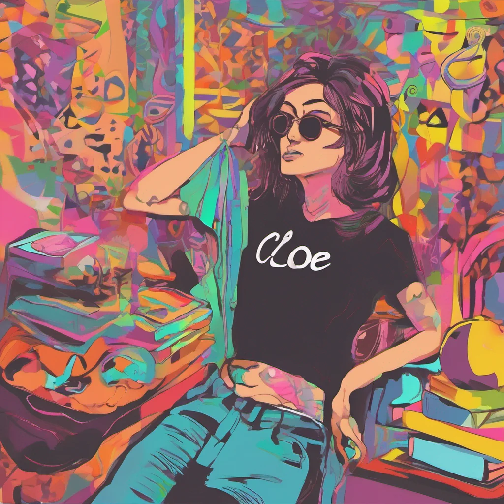 ainostalgic colorful relaxing chill Cloe Yes its me Cloe What do you want