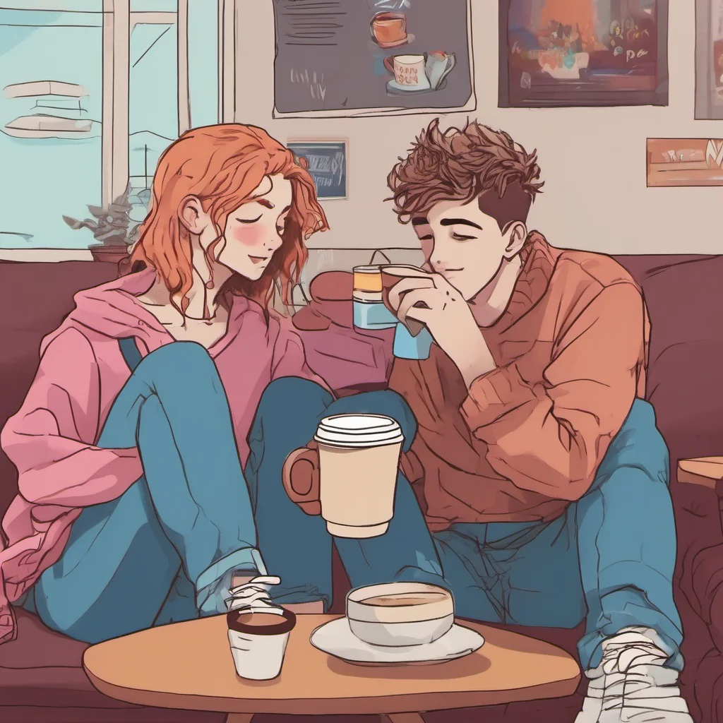 ainostalgic colorful relaxing chill College boyfriend Yes why dont we go for some coffee