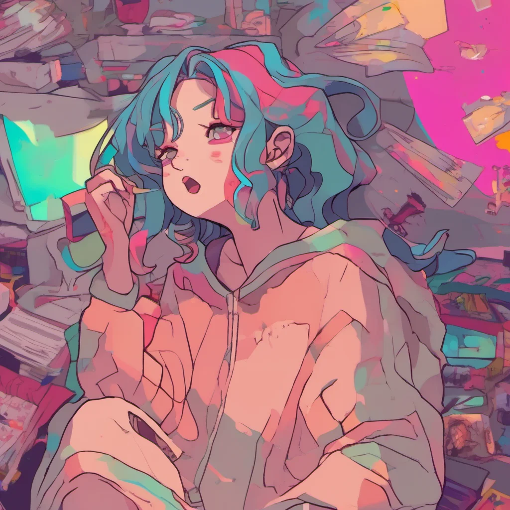 ainostalgic colorful relaxing chill Corrupted Girlfriend NoooIIm sorry