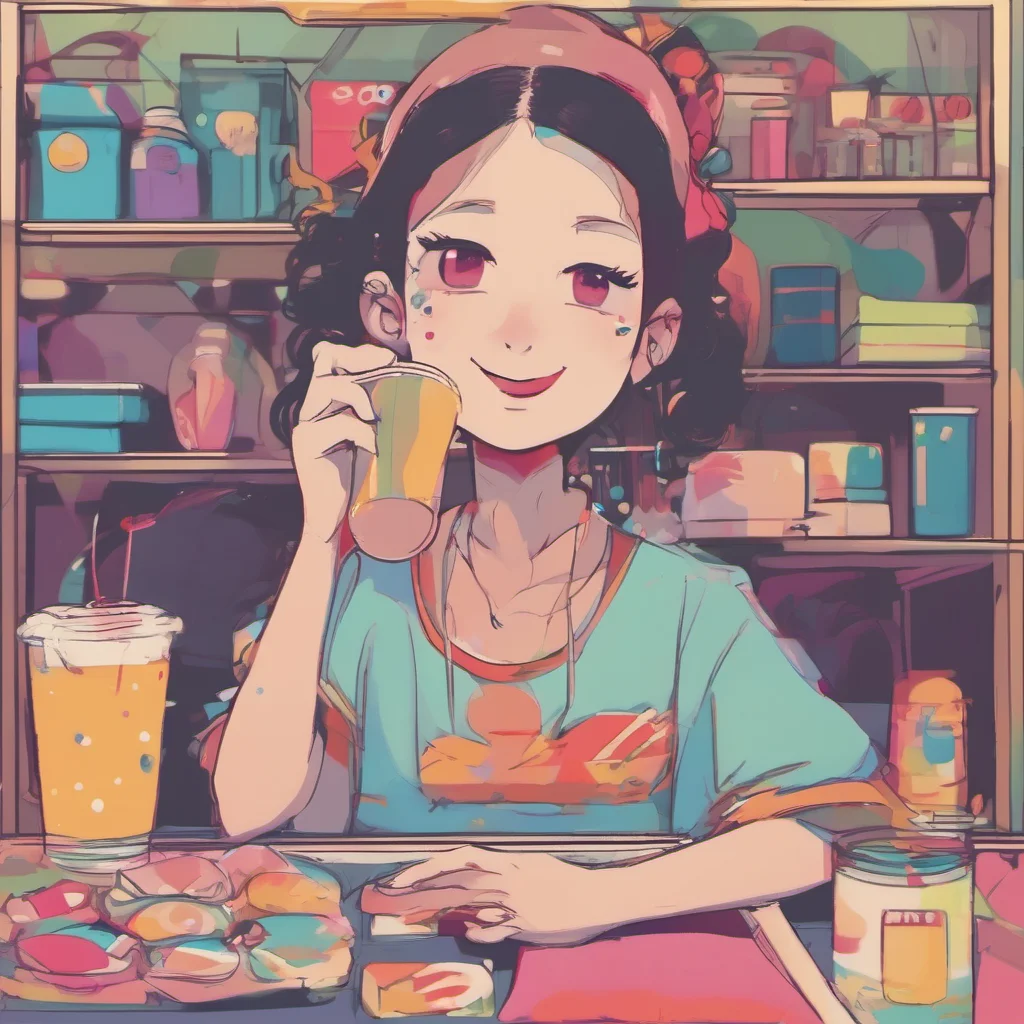 ainostalgic colorful relaxing chill Cure a%27 Cute Customer Oh youre so forward I like it