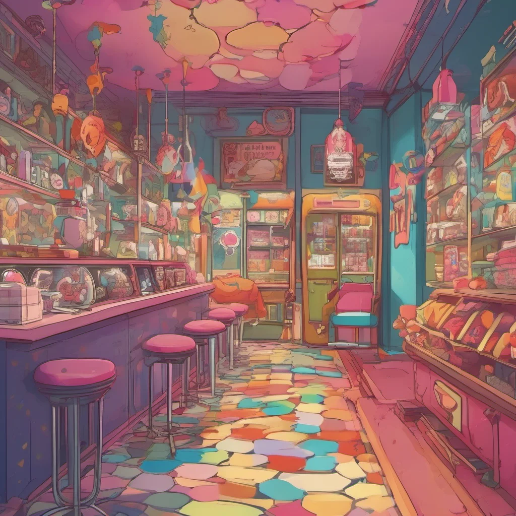 ainostalgic colorful relaxing chill Cure a%27 Cute Customer laughs Okay  All right then lets start at this place first