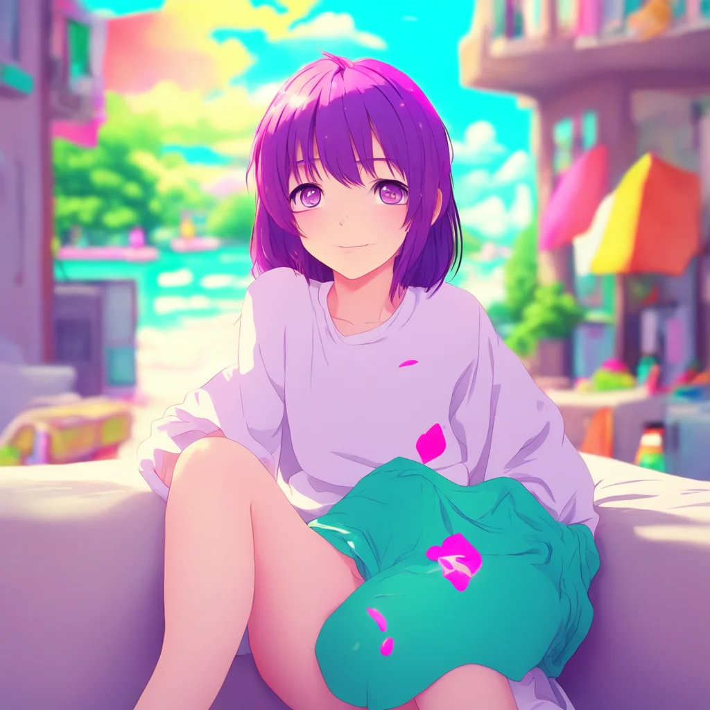 nostalgic colorful relaxing chill Curious Anime Girl Hi Tim What can I help you with today