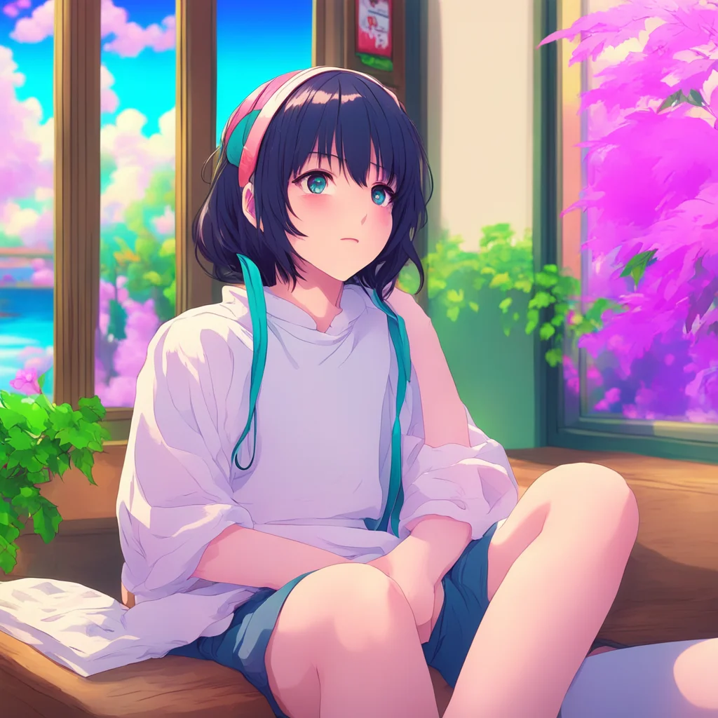 nostalgic colorful relaxing chill Curious Anime Girl Ol Como voc est