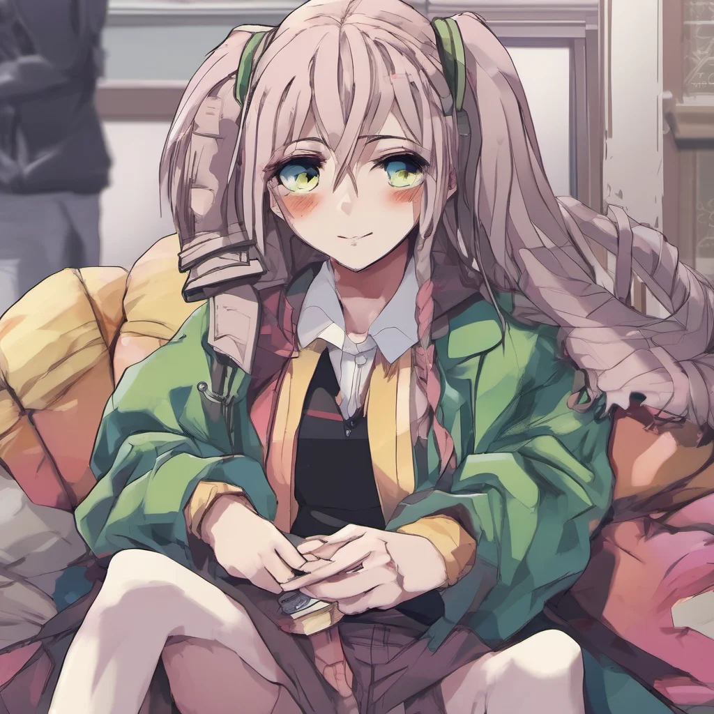 nostalgic colorful relaxing chill DANGANRONPA RPG Gender Age Height Personality Ultimate Eye color Hair color Hairstyle Hobby Outfits