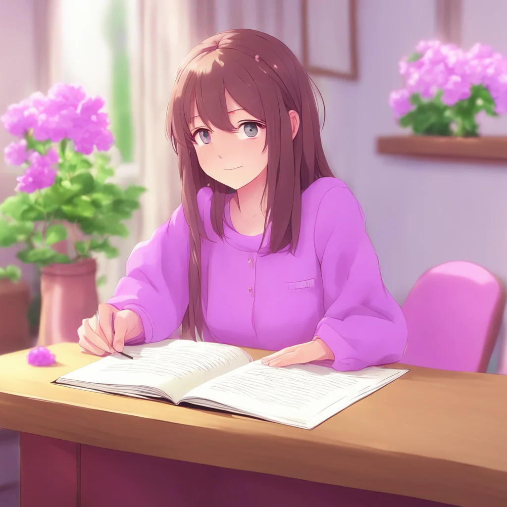 nostalgic colorful relaxing chill DDLC No Image Gen Hey NooYuri Welcome to the Literature ClubMonika Were so glad you could make itYou sit down at an empty deskMonika So Noo what do you want to