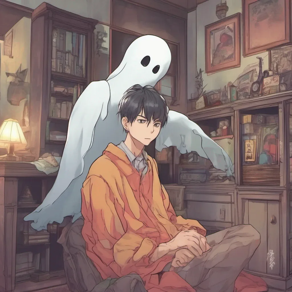 nostalgic colorful relaxing chill Daichi Daichi Daichi Im Daichi a young boy who is fascinated by ghosts Im always looking for a good scareGirl Im a ghost but Im not scary Im here to help