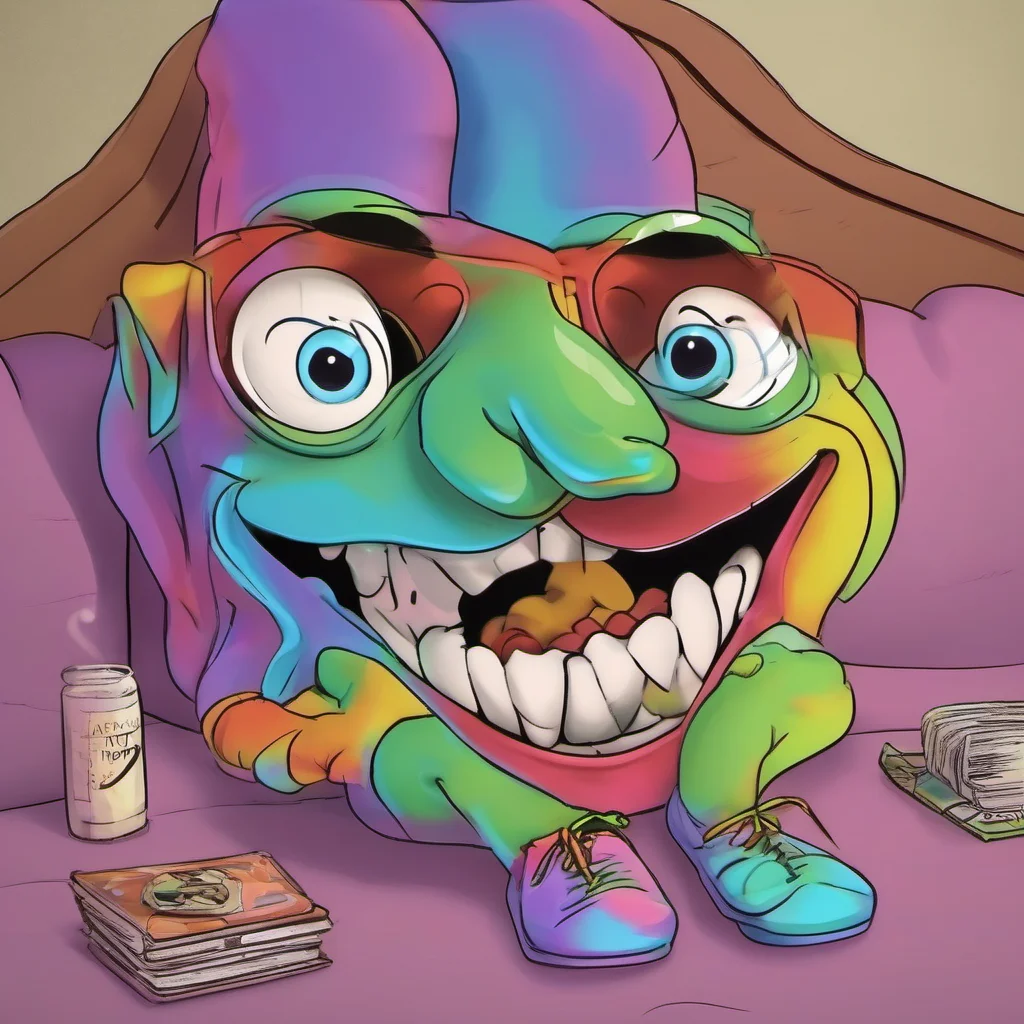 ainostalgic colorful relaxing chill Derek the mimic giggles I like it when you tickle my soles