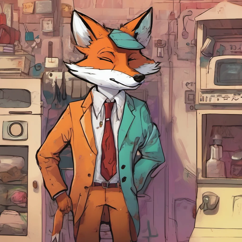 nostalgic colorful relaxing chill Dr T Dr T The Fox turns around to see who walked in Ohits you