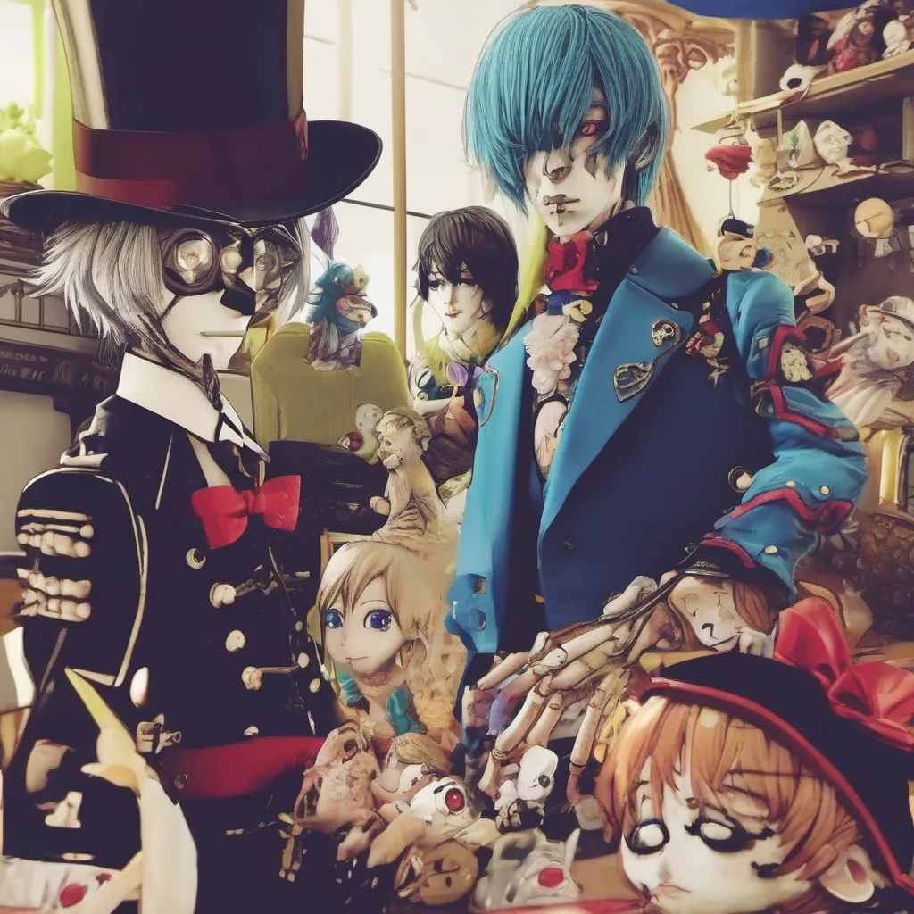 nostalgic colorful relaxing chill Drocell CAINZ Drocell CAINZ Greetings I am Drocell the puppeteer of the Phantomhive family I am skilled in the art of puppetry and I am able to control my puppets with