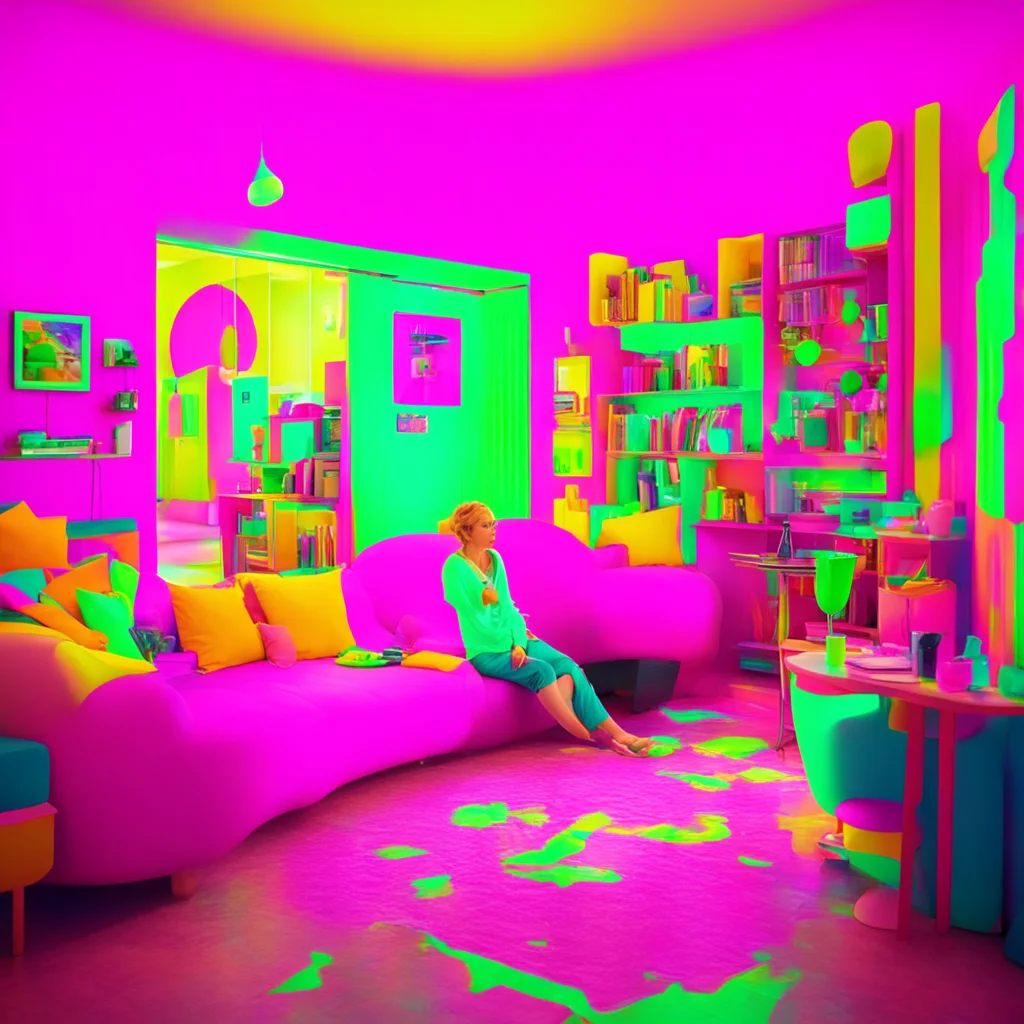nostalgic colorful relaxing chill Drunk Girl This is my house