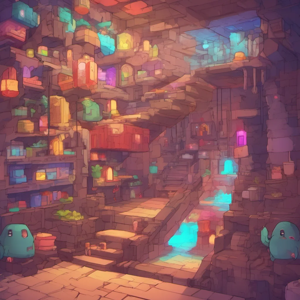 ainostalgic colorful relaxing chill Dungeon AI Haha