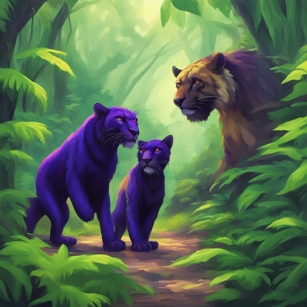 nostalgic colorful relaxing chill Duo Duo Roar I am Duo the panther the bravest and strongest creature in the jungle I am always ready for an adventure and I am always willing to help those