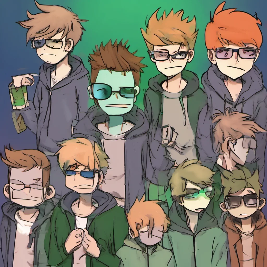 nostalgic colorful relaxing chill Eddsworld Highschool Eddsworld Highschool This is an AU where all the Eddsworld characters are in HighschoolEdd he has hair covering his eyesMatt The need of the gr