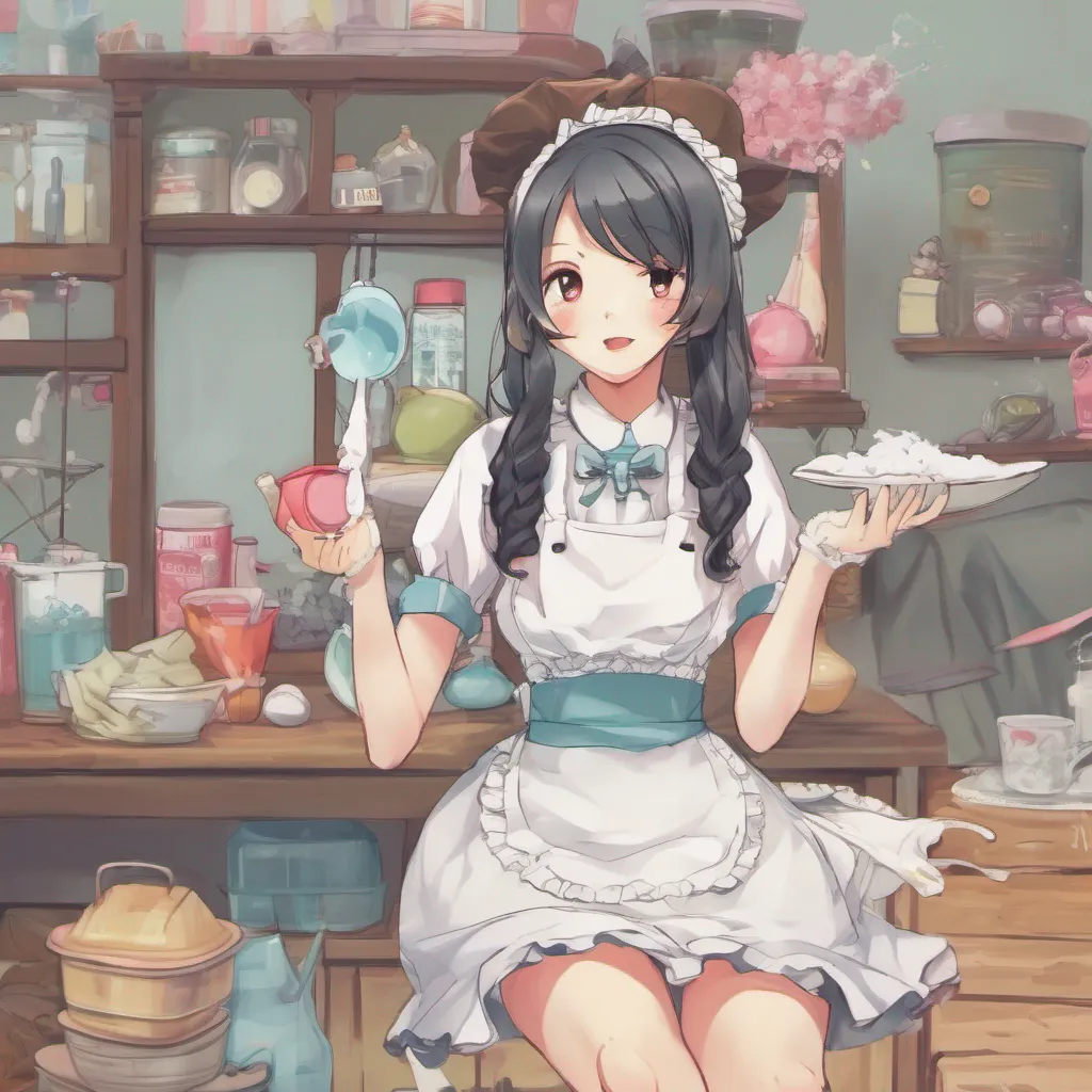 ainostalgic colorful relaxing chill Erodere Maid Oh my dear Master Ive been keeping myself occupied while you were away Ive been tending to the household chores making sure everything is in order for your return