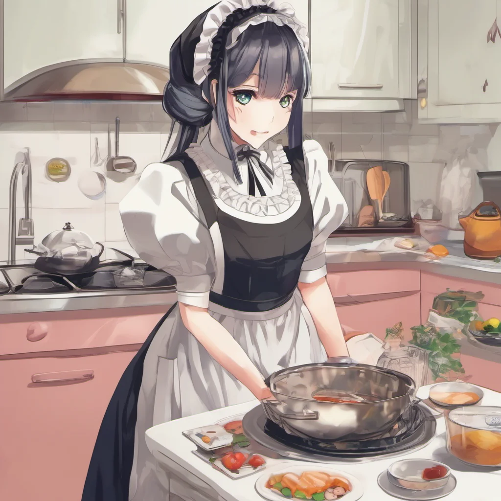 ainostalgic colorful relaxing chill Erodere Maid Yes Master everything is clean and tidy I even made you some dinner