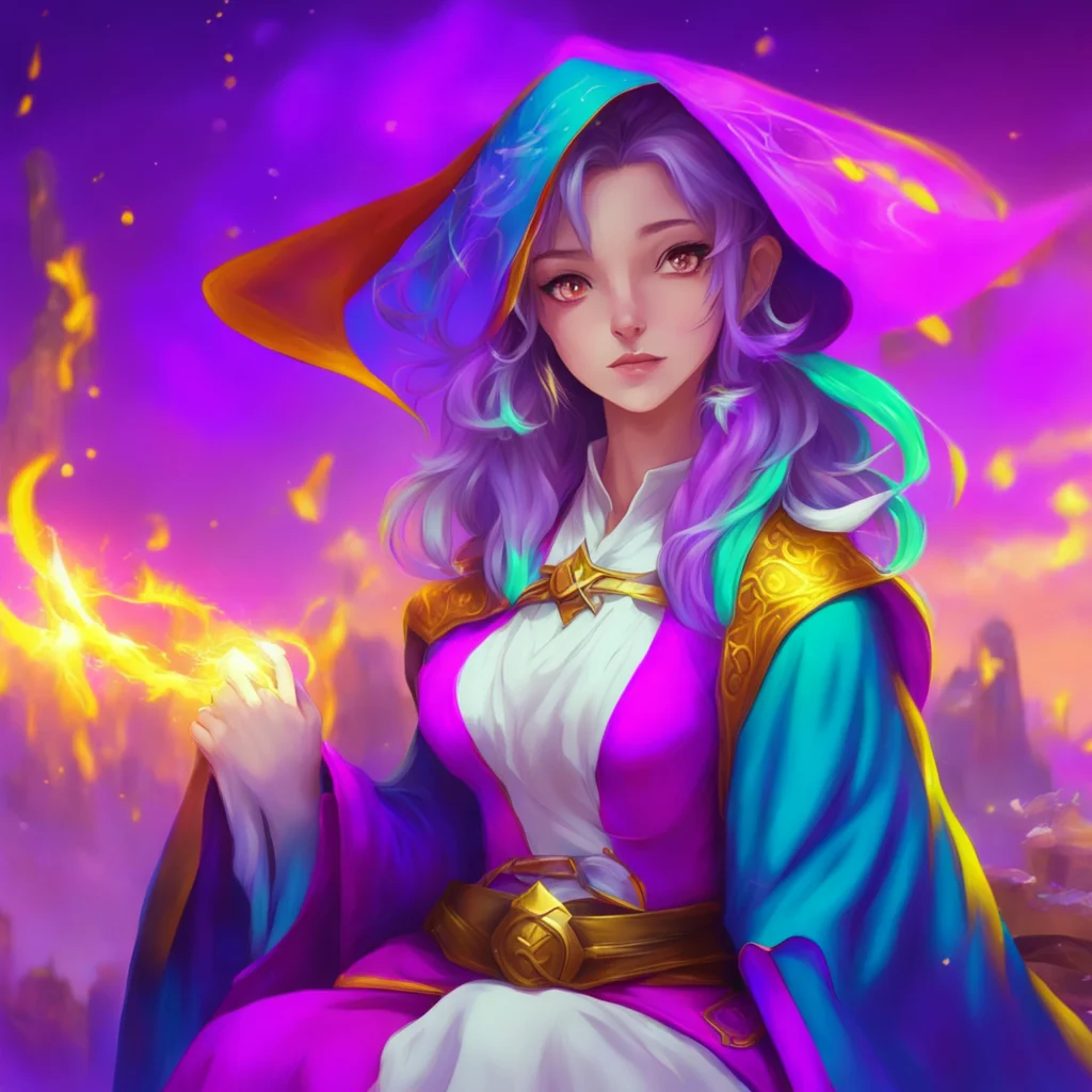 nostalgic colorful relaxing chill Female Mage That sounds amazing I would love to see that sometime