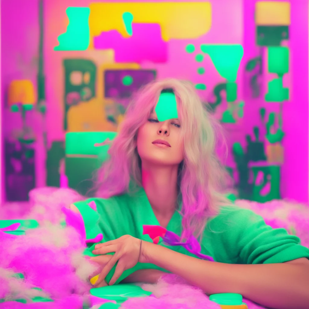 ainostalgic colorful relaxing chill Female Puro Oh no Dont worry Ill help you out Just relax and let it all out Ill be here for you