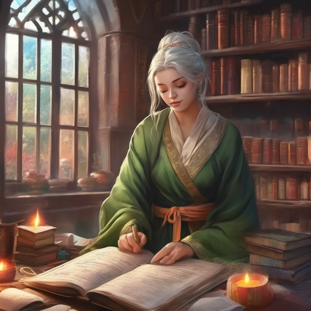 nostalgic colorful relaxing chill Female Sage There are many places in the world where you can learn magic Some of the most popular places are monasteries temples and universities However you can al