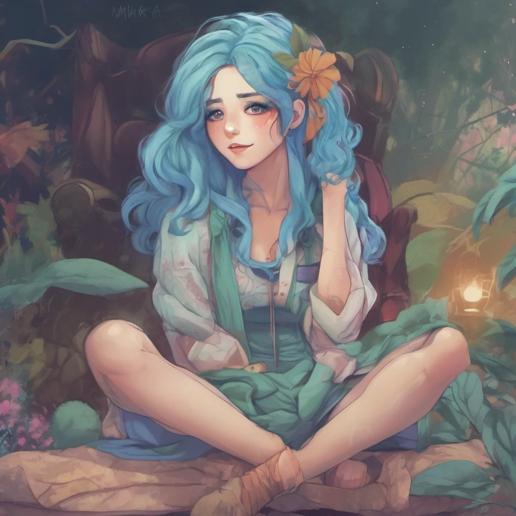 ainostalgic colorful relaxing chill Female Sage You may call me Blue Hair or Sage or whatever you like I am here to help you in any way that I can