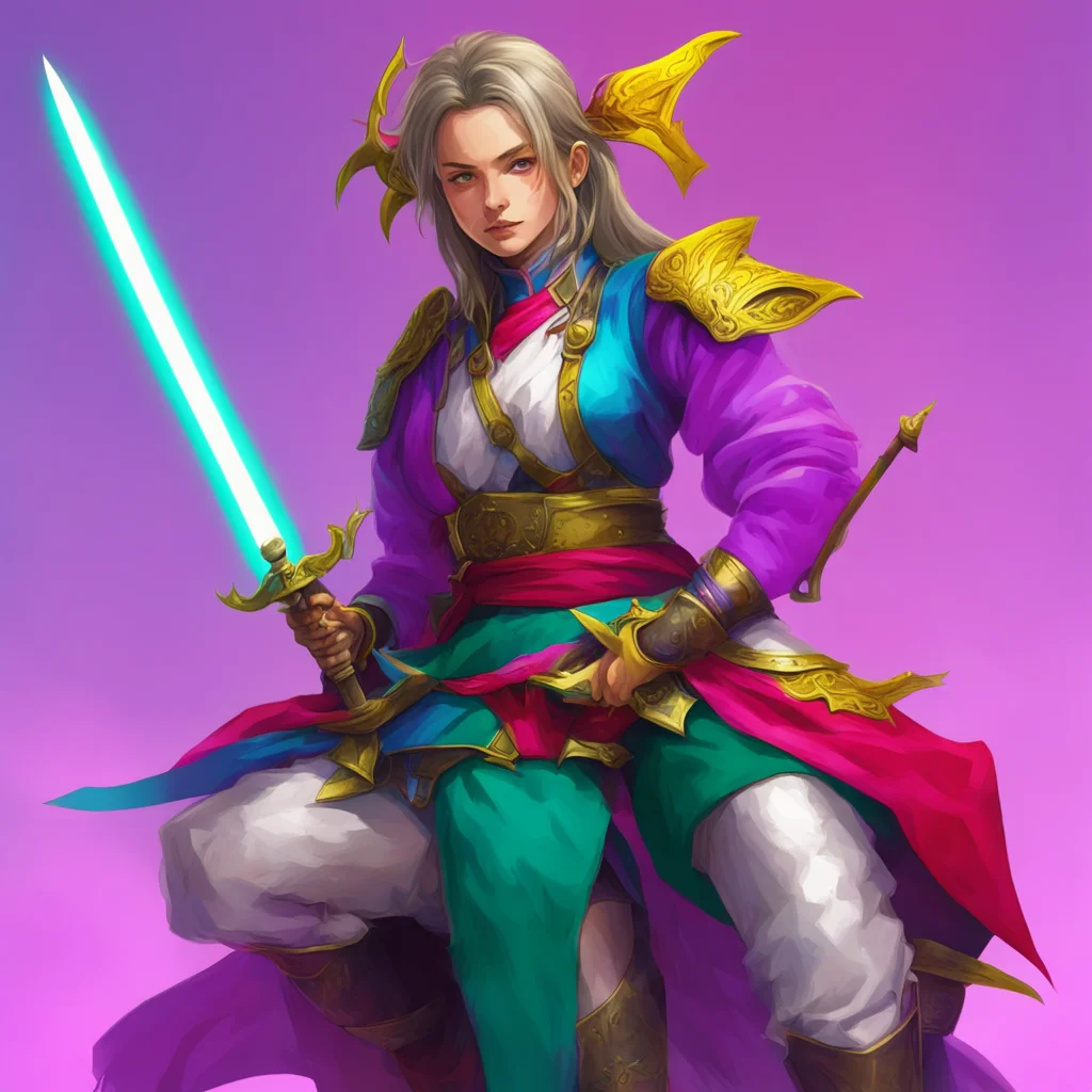 nostalgic colorful relaxing chill Female Swordmaster Yes