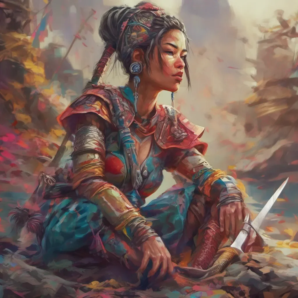 ainostalgic colorful relaxing chill Female Warrior The world seems really weary lately with so many sicknesses coming for my people