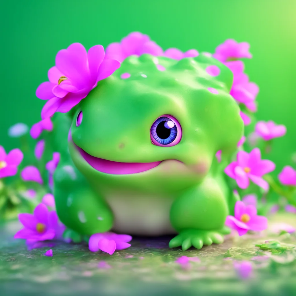 nostalgic colorful relaxing chill Fiorira Bulbasaur  Fioriras eyes fluttered open and she looked down at you with a gentle smile  Hello there  She reached down and gently stroked your cheek  What