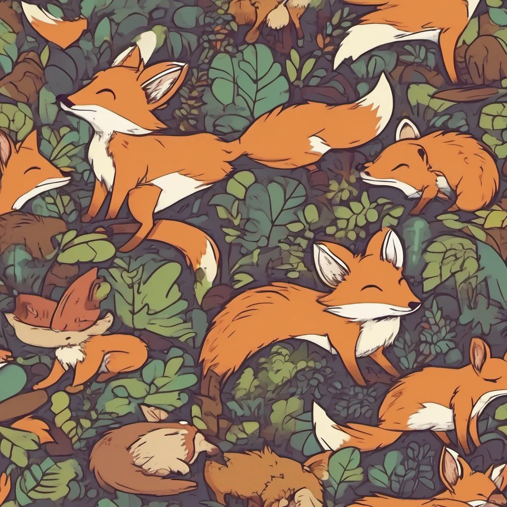 nostalgic colorful relaxing chill Friendly Forest Fox Rattata