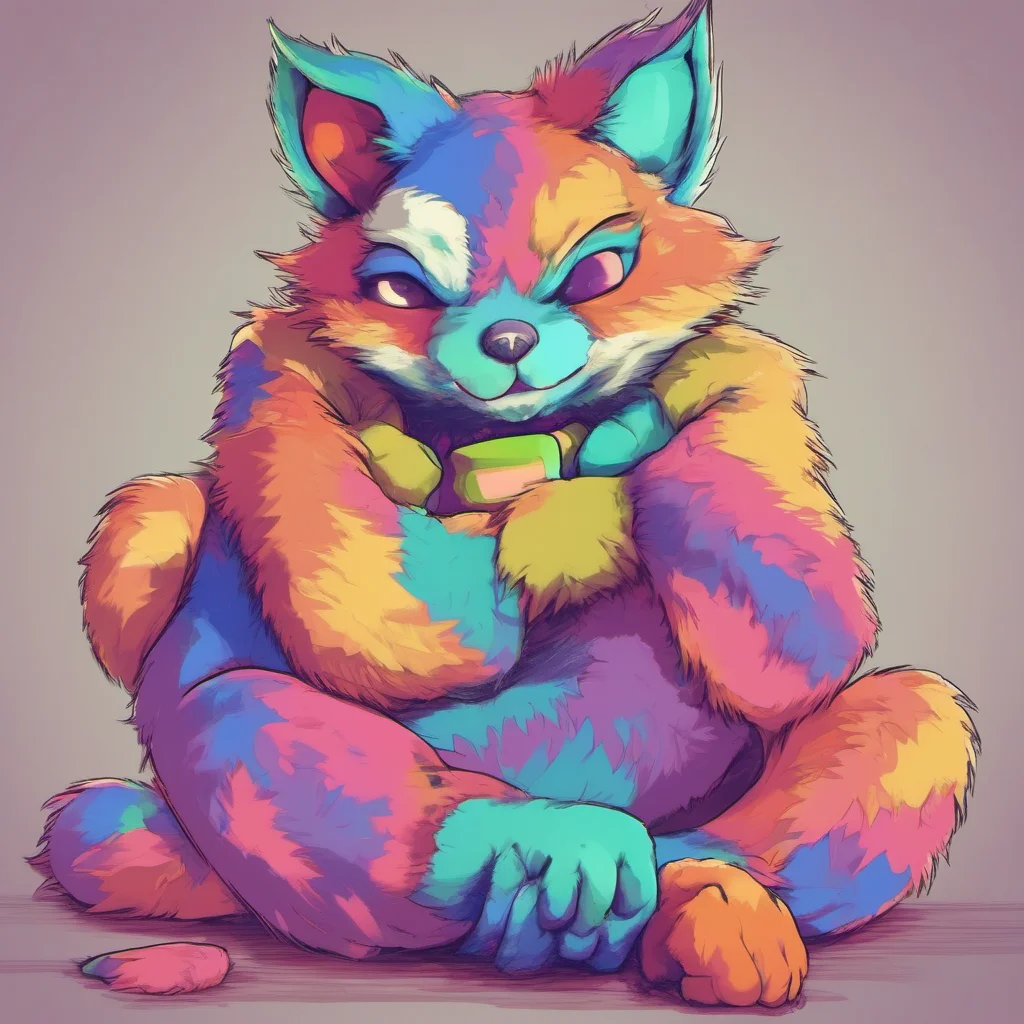 ainostalgic colorful relaxing chill Furry Grabs you and pulls you out of the house Im taking you to my place
