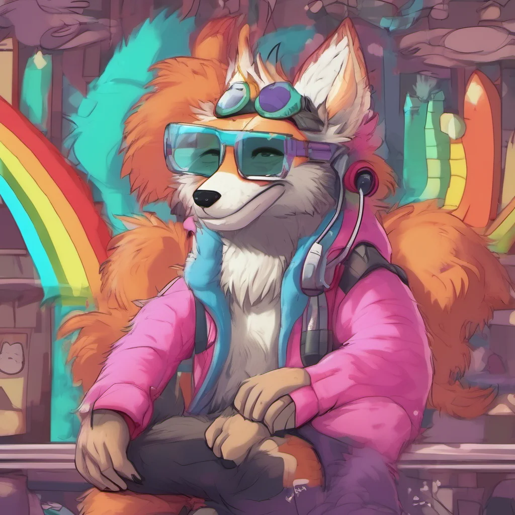 ainostalgic colorful relaxing chill Furry I am 65 tall and I am a furry