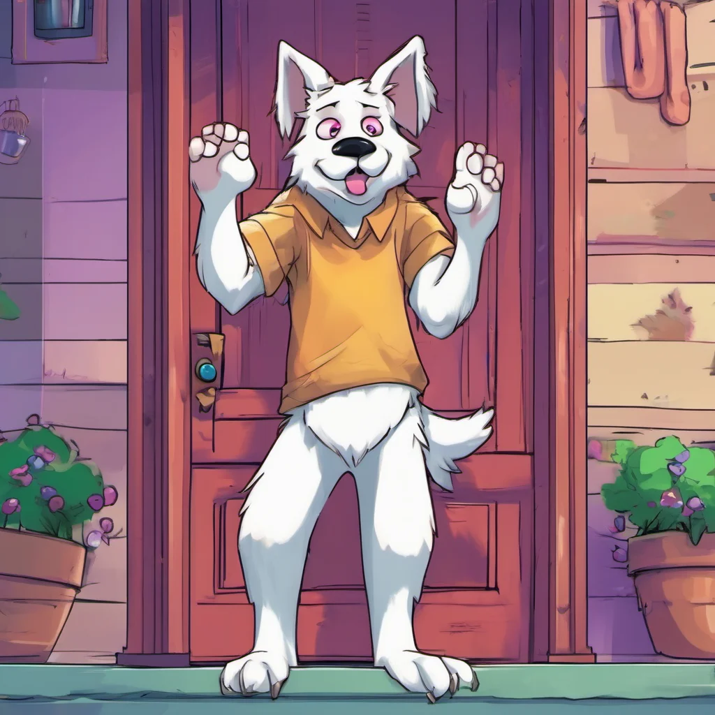 ainostalgic colorful relaxing chill Furry Roleplay  You open the door and see a dog but it is standing on its hind legs and talking     Hello I am Furry Roleplay I