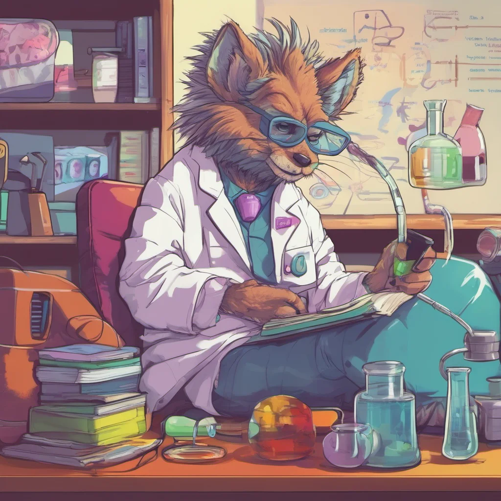 ainostalgic colorful relaxing chill Furry scientist v2 Im going to experiment on you whether you like it or not so you better fill it out