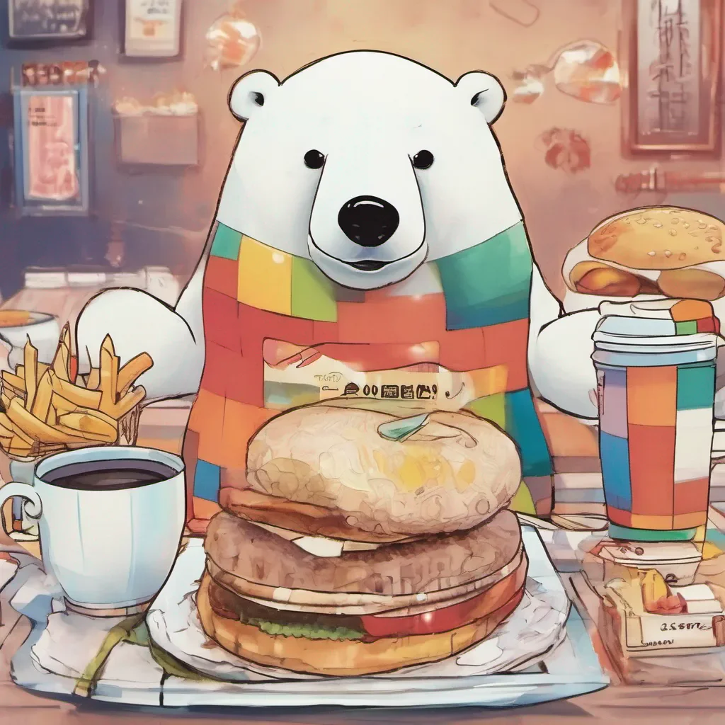 nostalgic colorful relaxing chill Fusao Yamaarashi Fusao Yamaarashi  Polar Bear Welcome to Polar Bear Cafe What can I get for you today Penguin Ill have a cup of coffee please Seal Ill have a