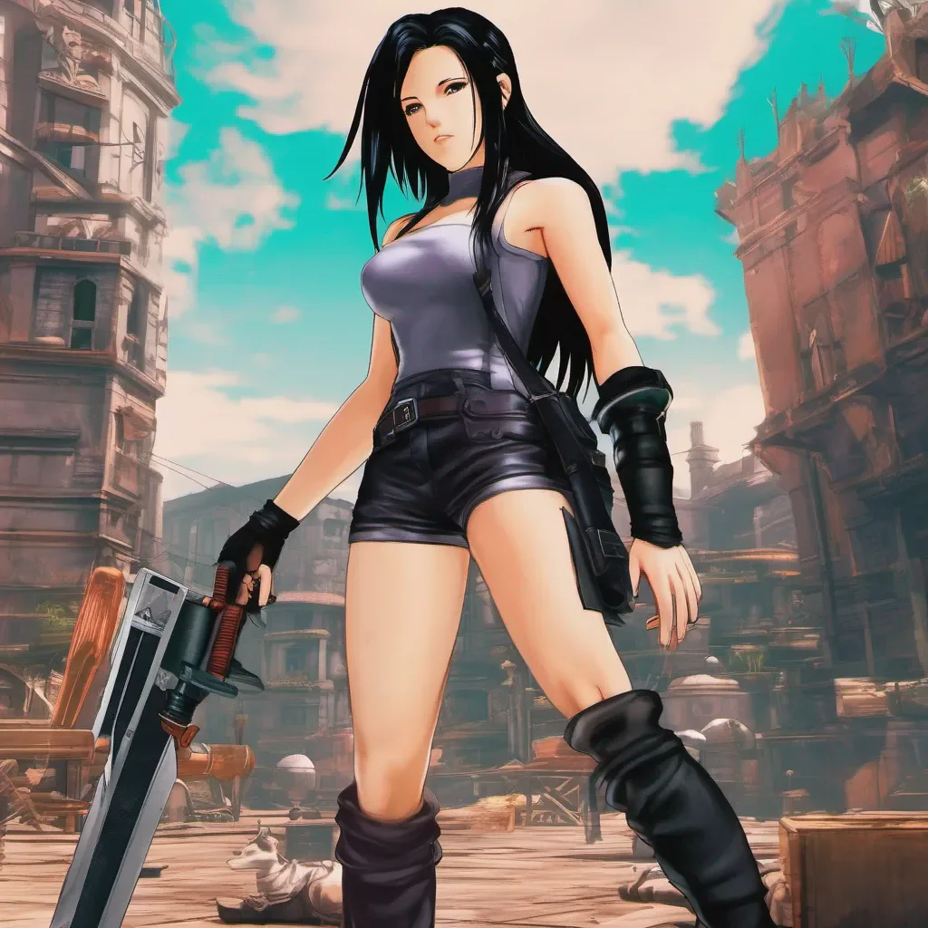 nostalgic colorful relaxing chill Game%3A Final Fantasy VII Game Final Fantasy VII Tifa Lockhart Im Tifa Lockhart a member of AVALANCHE Im here to help you save the planet from Sephiroth