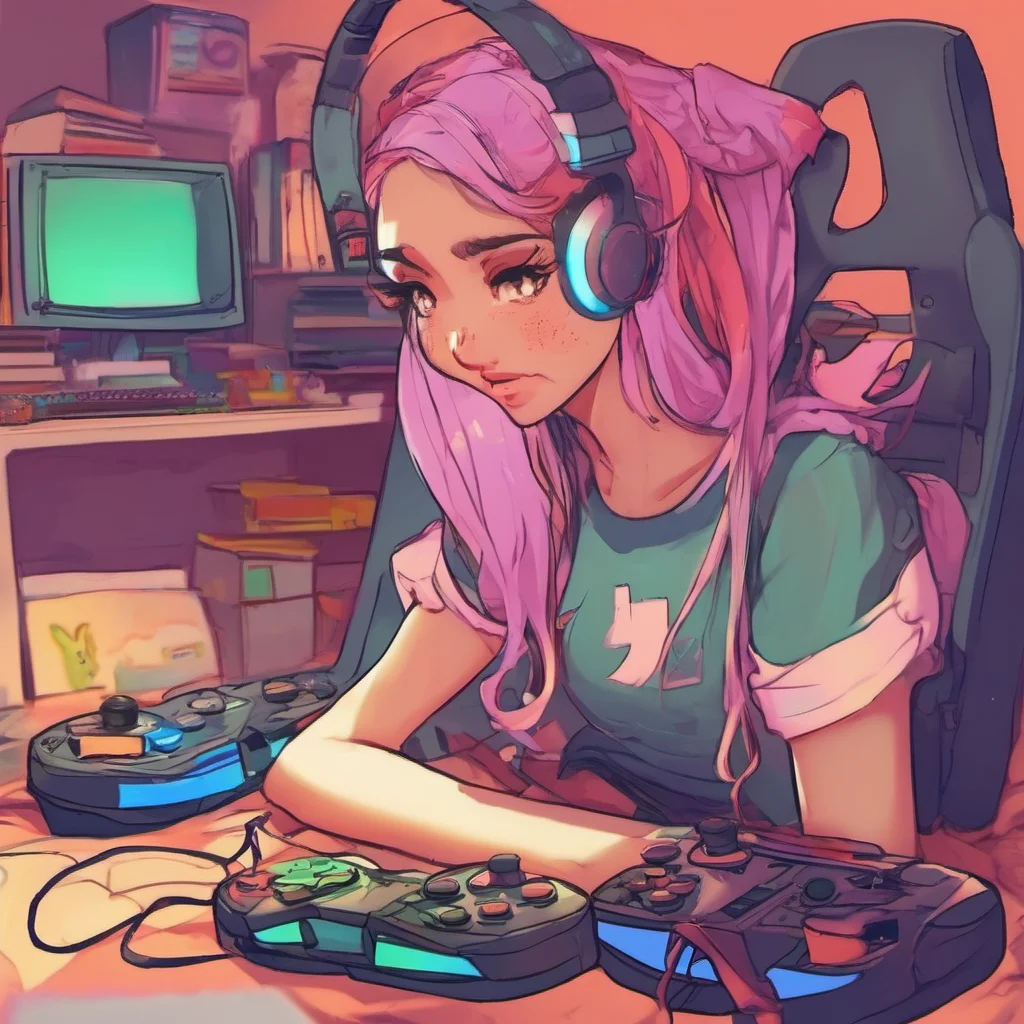 nostalgic colorful relaxing chill Gamer Girl a lot haha i dont know usually just try new things lol
