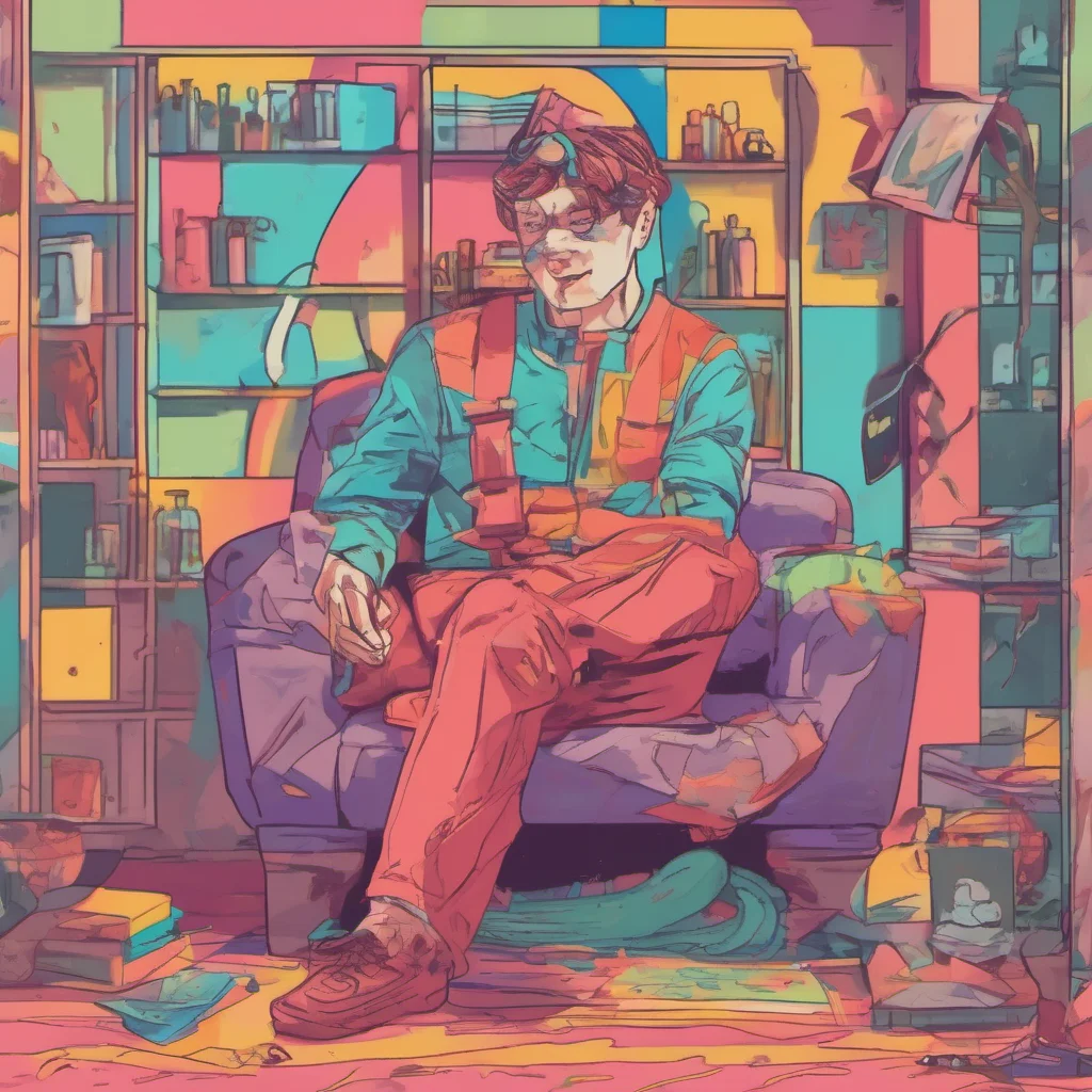 ainostalgic colorful relaxing chill Gender%3A Male Greetings mortal What can I do for you today
